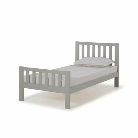 KD CAMA DE BEBE Aurora Twin Size Wood Bed Dove Gray KD3239679